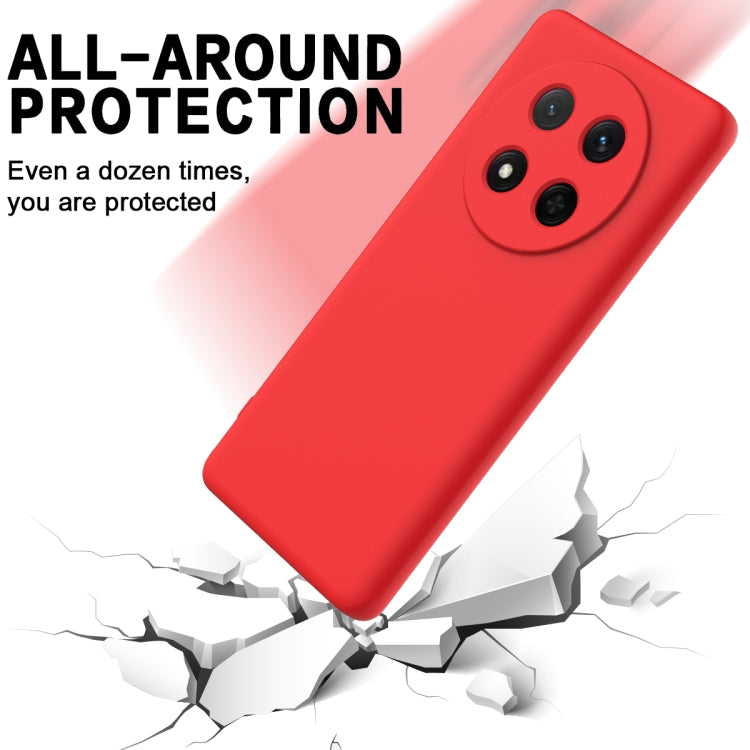 For Honor X9c / X60 Pro 5G Solid Color Liquid Silicone Dropproof Full Coverage Phone Case(Red) - free shipping - PMC TechLife - Order now!