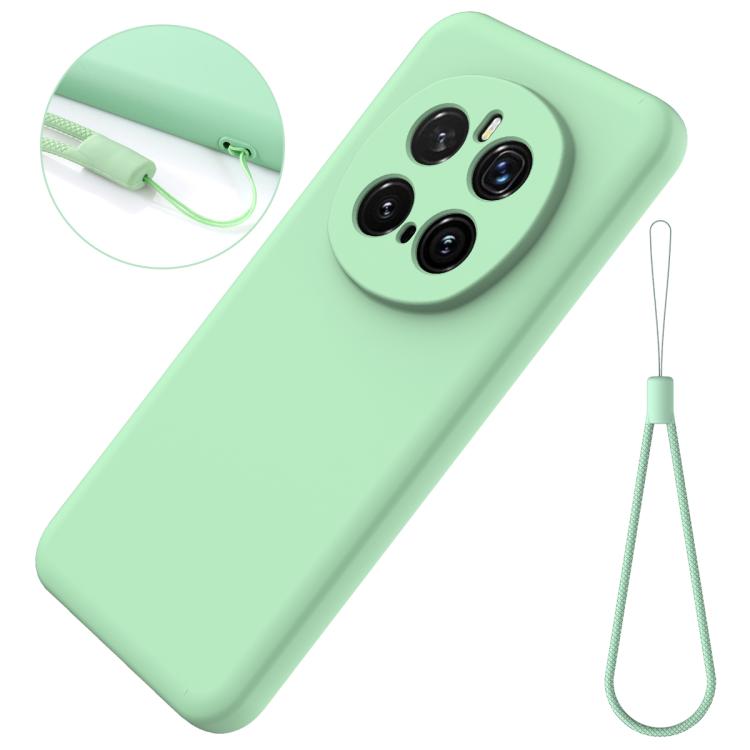 For Honor Magic7 Pro Solid Color Liquid Silicone Dropproof Full Coverage Phone Case(Green) - free shipping - PMC TechLife - Order now!