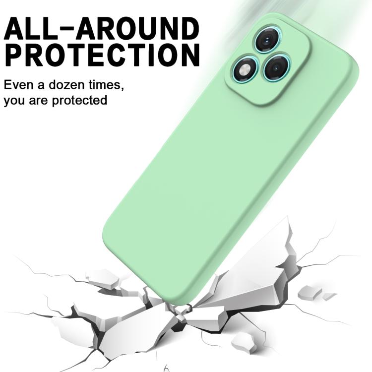 For Honor 400 Lite Global Solid Color Liquid Silicone Dropproof Full Coverage Phone Case(Green) - free shipping - PMC TechLife - Order now!