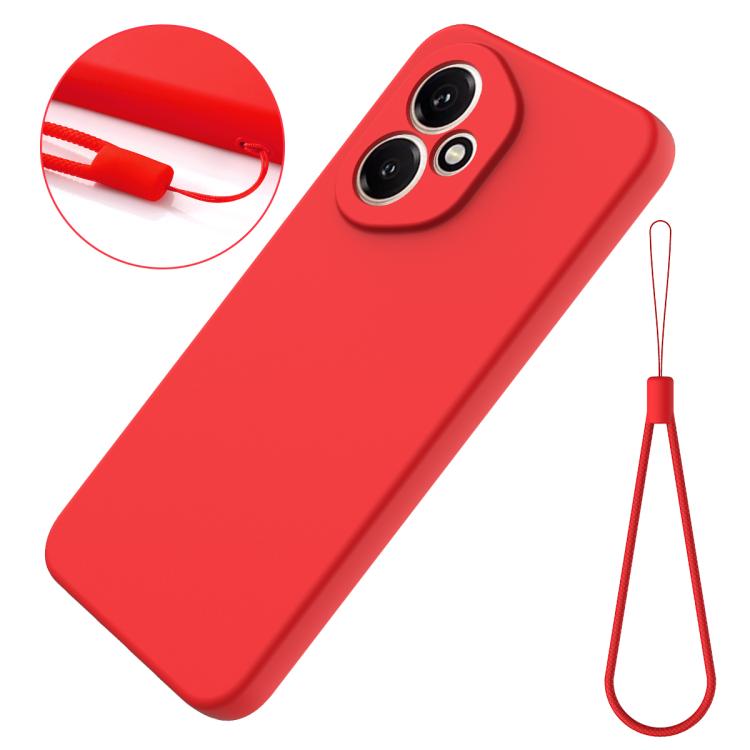 For Honor 400 Global 156.5mm Solid Color Liquid Silicone Dropproof Full Coverage Phone Case(Red) - free shipping - PMC TechLife - Order now!