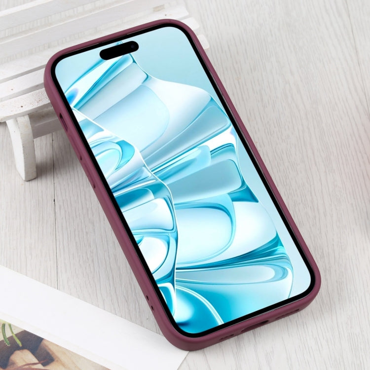 For iPhone 16 Plus Liquid Silicone Magsafe Phone Case(Wine Red) - free shipping - PMC Jewellery - Order now!