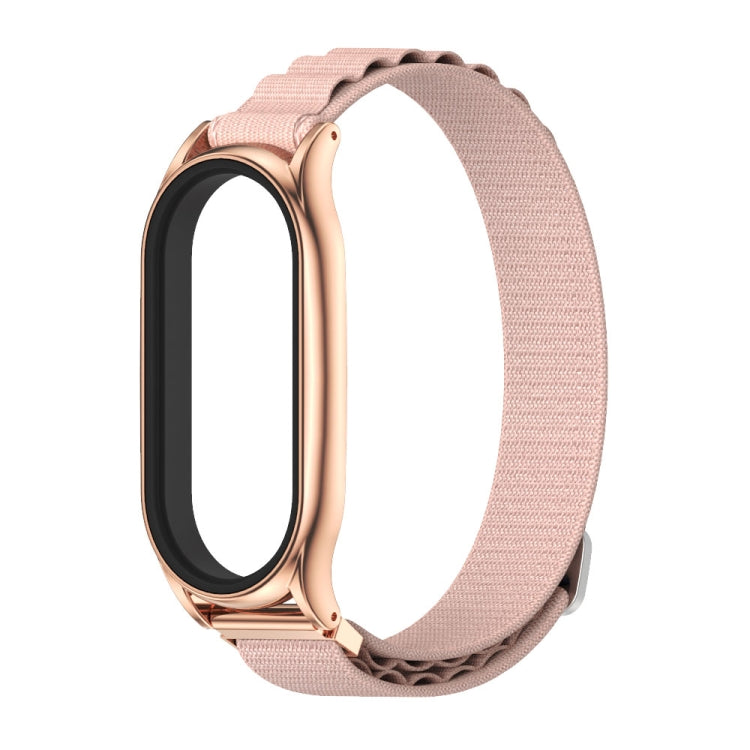 For Xiaomi Mi Band 8 Mijobs Plus Case Nylon Breathable Watch Band(Pink Rose Gold) - free shipping - PMc TechLife - Order now!