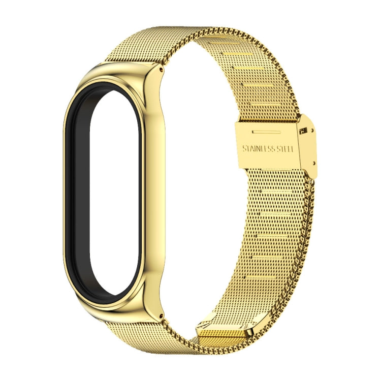 For Xiaomi Mi Band 8 Mijobs CS Case Milan Buckle Metal Watch Band(Gold) - free shipping - PMc TechLife - Order now!
