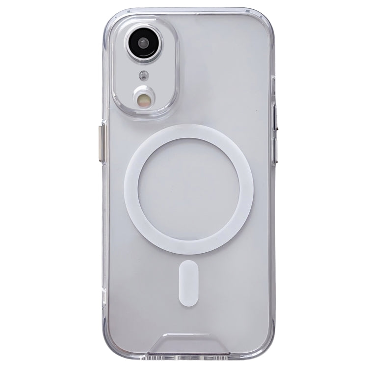 For iPhone XR MagSafe Space Phone Case(Transparent) - More iPhone Cases by PMC TechLife | Online Shopping South Africa | PMC TechLife