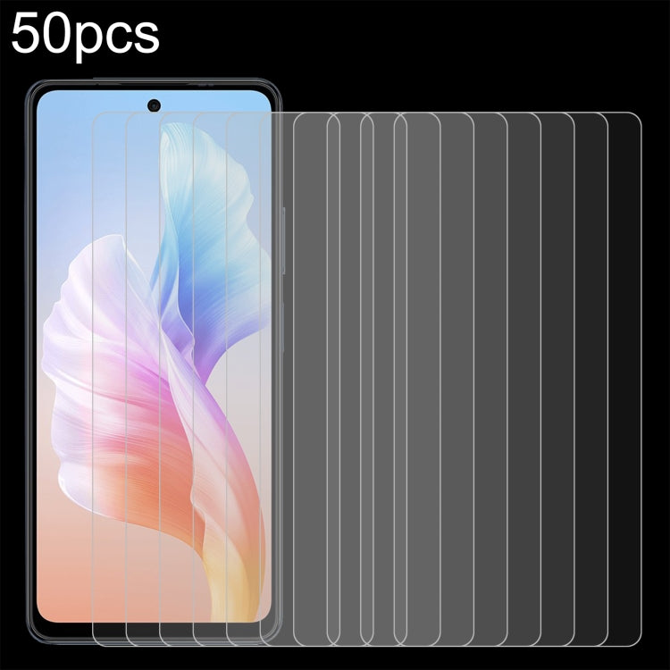 For Blackview Oscal Tiger 12 50pcs 0.26mm 9H 2.5D Tempered Glass Film - For Blackview by PMC TechLife | Online Shopping South Africa | PMC TechLife