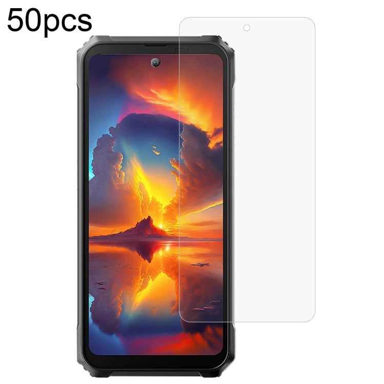 For Blackview BL8000 50pcs 0.26mm 9H 2.5D Tempered Glass Film - For Blackview by PMC TechLife | Online Shopping South Africa | PMC TechLife