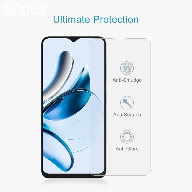 For Blackview Oscal Tiger 10 50pcs 0.26mm 9H 2.5D Tempered Glass Film - free shipping - PMC TechLife - Order now!