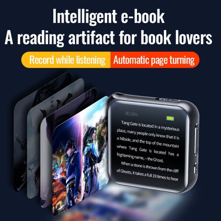 JNN M30 1.44 inch HD Screen Noise Reduction Control MP3 E-Book Player, Memory:16GB - free shipping - PMC TechLife - Order now!