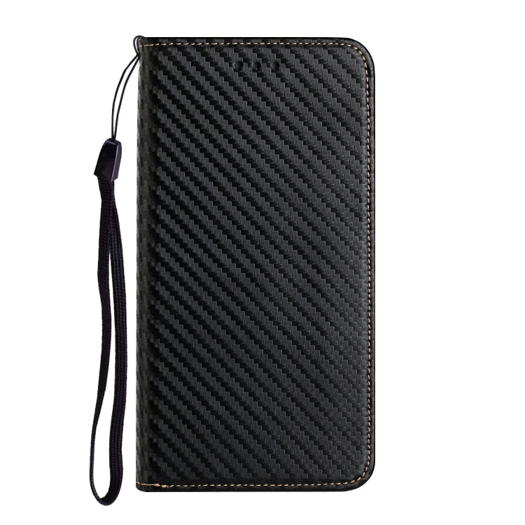 For Samsung Galaxy S24 Ultra 5G Carbon Fiber Texture Flip Holder Leather Phone Case(Black) - Galaxy S24 Ultra 5G Cases by PMC TechLife | Online Shopping South Africa | PMC TechLife