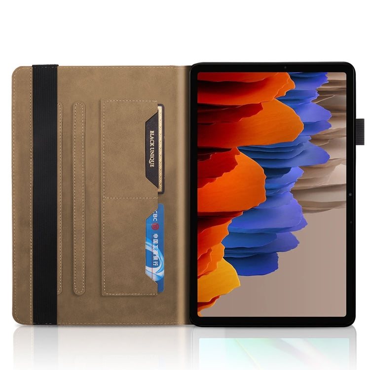 For Samsung Galaxy Tab S8 / S7 Life Tree Series Horizontal Flip Leather Tablet Case(Brown) - Galaxy Tab S8 Cases by PMC Jewellery | Online Shopping South Africa | PMC Jewellery | Buy Now Pay Later Mobicred