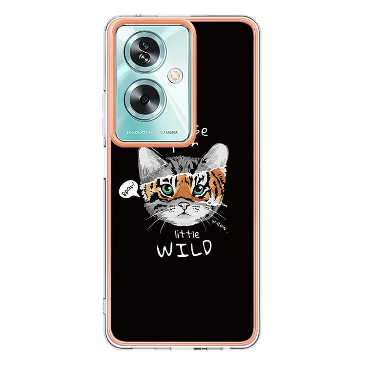 For OPPO A79 5G Global Electroplating Marble Dual-side IMD Phone Case(Natural Growth) - OPPO Cases by PMC TechLife | Online Shopping South Africa | PMC TechLife | Buy Now Pay Later Mobicred