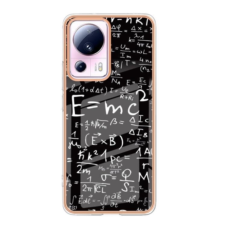 For Xiaomi 13 Lite 5G Electroplating Marble Dual-side IMD Phone Case(Equation) - 13 Lite Cases by PMC TechLife | Online Shopping South Africa | PMC TechLife | Buy Now Pay Later Mobicred