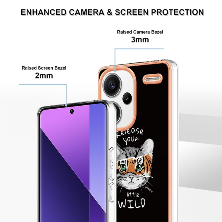 For Xiaomi Redmi Note 13 Pro+ 5G Electroplating Marble Dual-side IMD Phone Case(Natural Growth) - Note 13 Pro+ Cases by PMC TechLife | Online Shopping South Africa | PMC TechLife | Buy Now Pay Later Mobicred