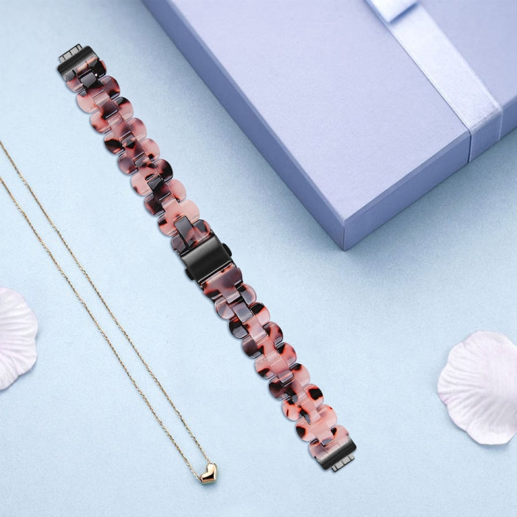 For Fitbit Inspire 3 Oval Resin Replacement Watch Band(Tortoise Flower) - free shipping - PMc TechLife - Order now!