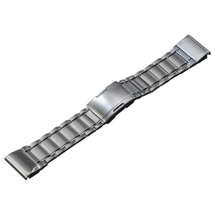 For Garmin Tactix 7 Pro/Fenix 7X/6X Pro 26mm Quick Release Five Bead Titanium Steel Watch Band(Silver) - free shipping - PMC TechLife - Order now!