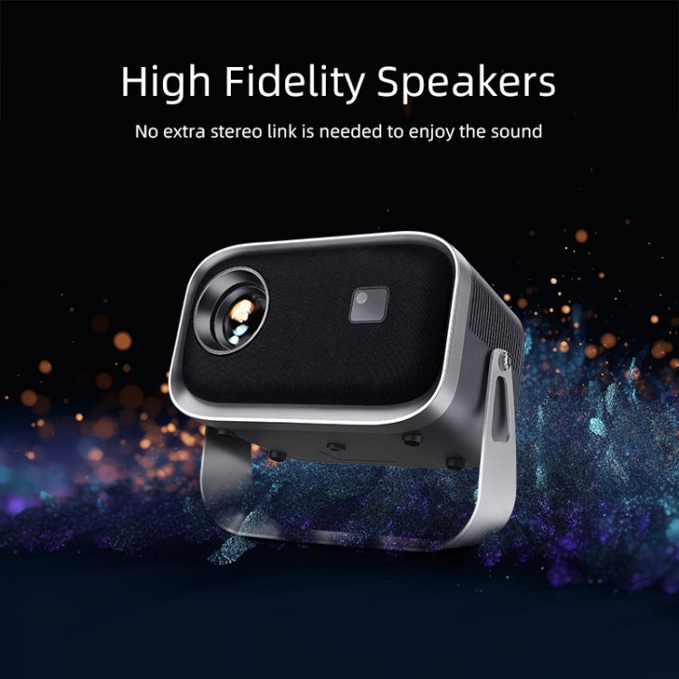 AUN A003 1280x720P 150 Lumens Same Screen Version Portable Home Theater LED HD Digital Projector, EU Plug(Grey) - LED Projector by AUN | Online Shopping South Africa | PMC TechLife | Buy Now Pay Later Mobicred