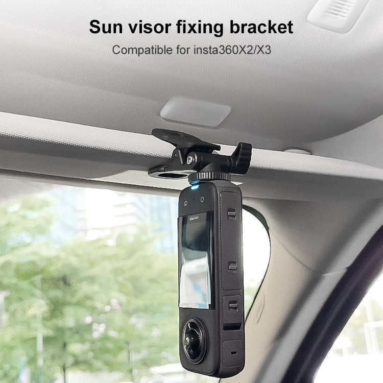 Car Sun Visor Bracket Type A Phone Clamp Mount - Car Holders by PMC TechLife | Online Shopping South Africa | PMC TechLife | Buy Now Pay Later Mobicred