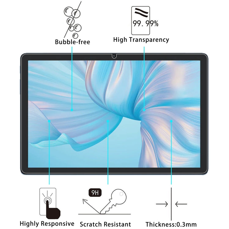 For Blackview Tab 80 9H 0.3mm Explosion-proof Tempered Glass Film - Others by PMC TechLife | Online Shopping South Africa | PMC TechLife