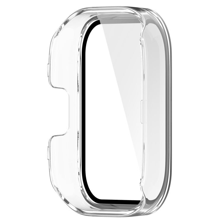 For Xiaomi Mi Watch Lite 3 PC + Tempered Film Integrated Watch Protective Case(Transparent) - Watch Cases by PMC TechLife | Online Shopping South Africa | PMC TechLife