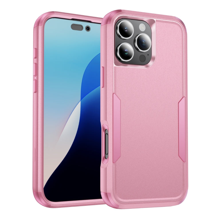For iPhone 16 Pro Commuter Shockproof TPU + PC Phone Case(Pink) - iPhone 16 Pro Cases by PMC TechLife | Online Shopping South Africa | PMC TechLife | Buy Now Pay Later Mobicred