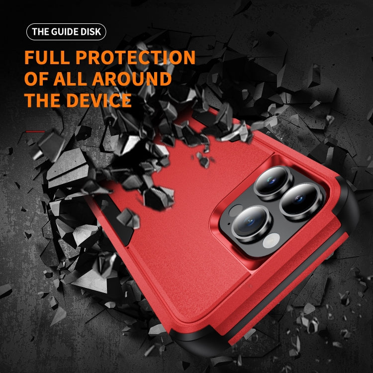 For iPhone 16 Pro Commuter Shockproof TPU + PC Phone Case(Red+Black) - iPhone 16 Pro Cases by PMC TechLife | Online Shopping South Africa | PMC TechLife | Buy Now Pay Later Mobicred