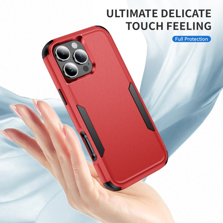 For iPhone 16 Pro Commuter Shockproof TPU + PC Phone Case(Red+Black) - iPhone 16 Pro Cases by PMC TechLife | Online Shopping South Africa | PMC TechLife | Buy Now Pay Later Mobicred
