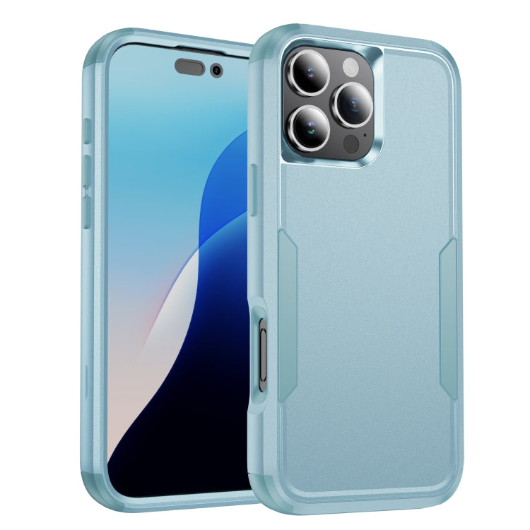 For iPhone 16 Pro Commuter Shockproof TPU + PC Phone Case(Grey Green) - iPhone 16 Pro Cases by PMC TechLife | Online Shopping South Africa | PMC TechLife | Buy Now Pay Later Mobicred