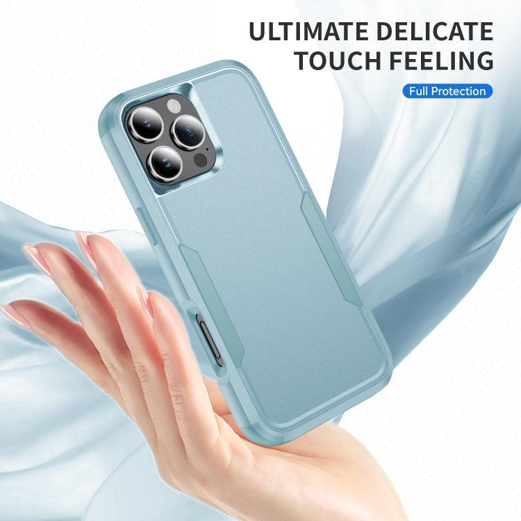 For iPhone 16 Pro Commuter Shockproof TPU + PC Phone Case(Grey Green) - iPhone 16 Pro Cases by PMC TechLife | Online Shopping South Africa | PMC TechLife | Buy Now Pay Later Mobicred