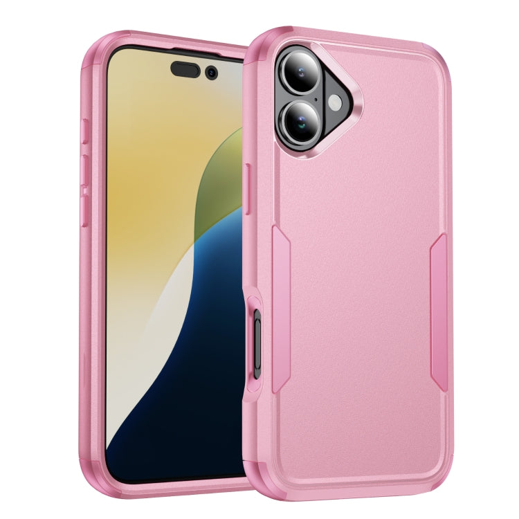 For iPhone 16 Commuter Shockproof TPU + PC Phone Case(Pink) - iPhone 16 Cases by PMC TechLife | Online Shopping South Africa | PMC TechLife | Buy Now Pay Later Mobicred