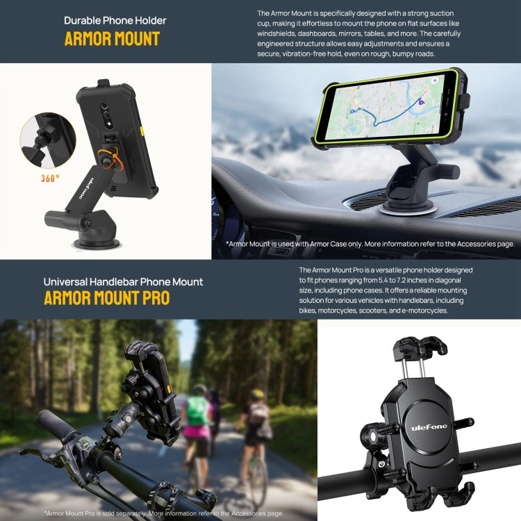 Ulefone Armor X12 Pro, 4GB+64GB, IP68/IP69K Rugged Phone, 5.45 inch Android 13 MediaTek Helio G36 Octa Core, Network: 4G, NFC(Some Orange) - free shipping - PMC TechLife - Order now!