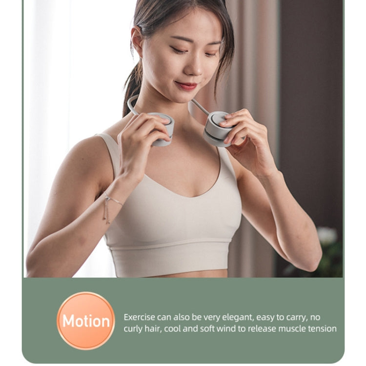 DQ209 Portable Hanging Neck Mute Aroma Diffuser Small Fan(Ice Green) - free shipping - PMC TechLife - Order now!