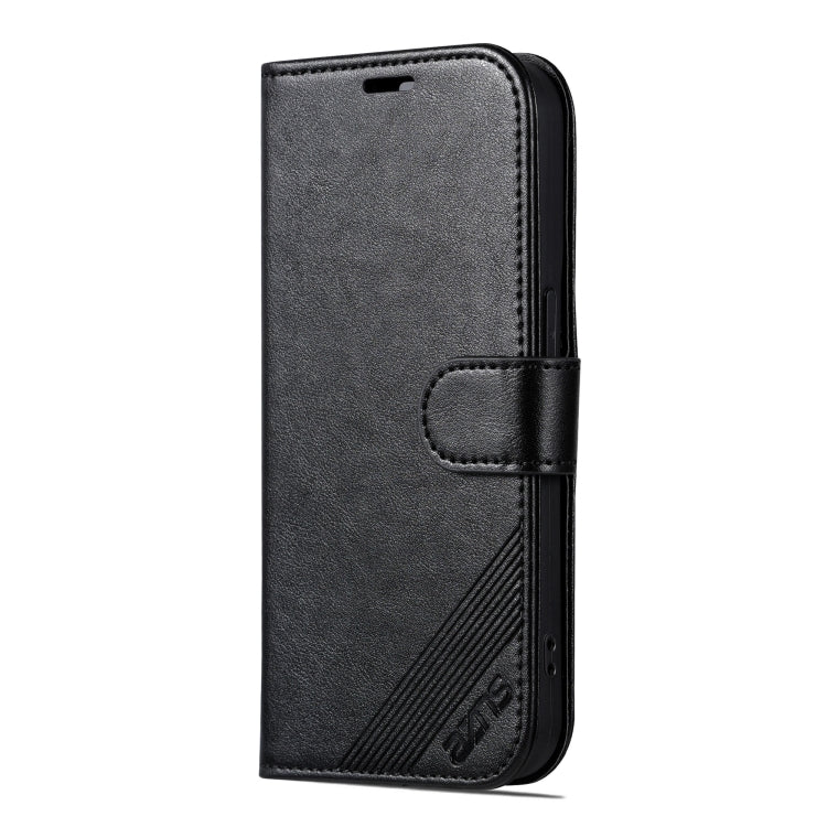 For iPhone 16 Pro Max AZNS Sheepskin Texture Flip Leather Phone Case(Black) - iPhone 16 Pro Max Cases by AZNS | Online Shopping South Africa | PMC TechLife | Buy Now Pay Later Mobicred