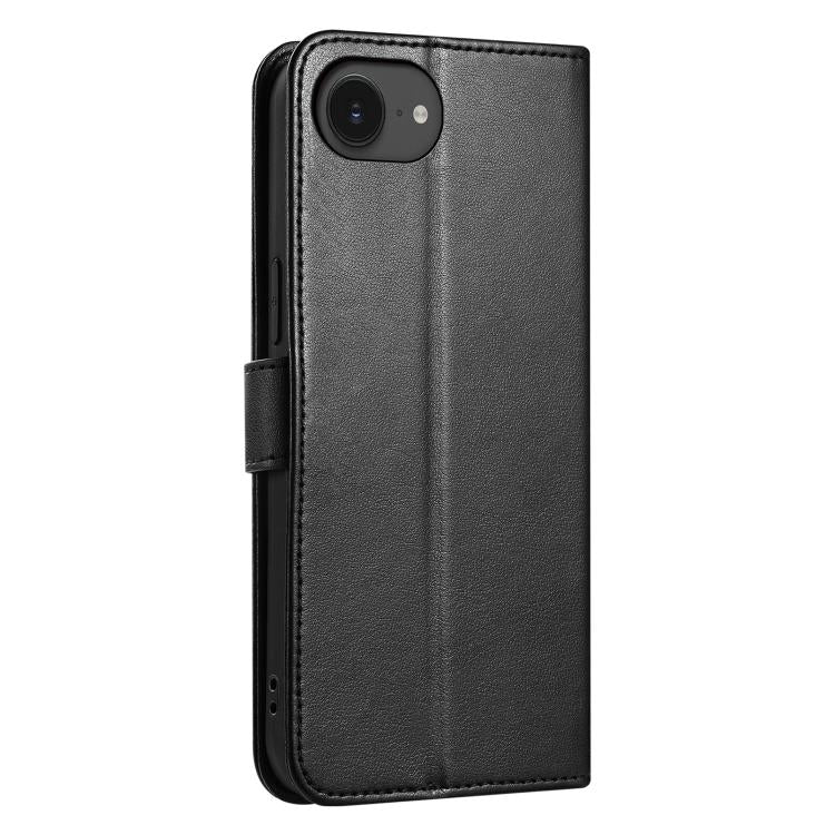 For iPhone 16e AZNS Sheepskin Texture Flip Leather Phone Case(Black) - iPhone 16e Cases by AZNS | Online Shopping South Africa | PMC TechLife | Buy Now Pay Later Mobicred
