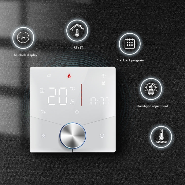 BHT-009GCLW Boiler Heating WiFi Smart Home LED Thermostat(Black) - free shipping - PMC TechLife - Order now!