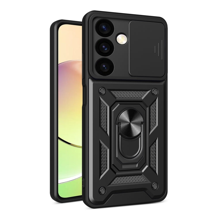 For Samsung Galaxy S24+ 5G Sliding Camera Cover Design TPU+PC Phone Case(Black) - free shipping - PMC TechLife - Order now!