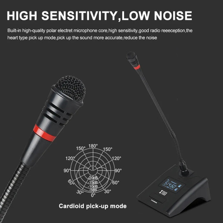 XTUGA A140-C Wireless Microphone System 4-Channel UHF Four Conference Mics(UK Plug) - free shipping - PMC Jewellery - Order now!