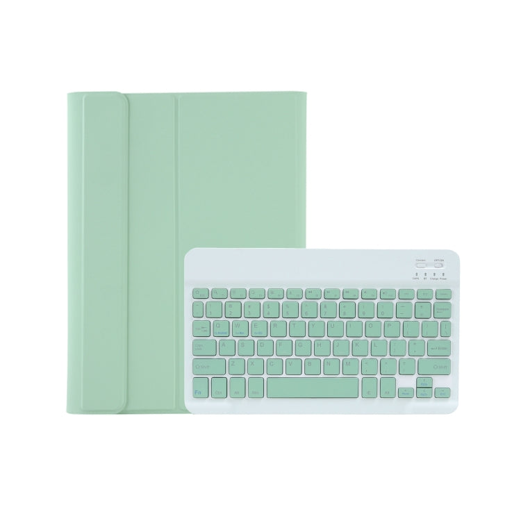 For Samsung Galaxy Tab S9 A710B Candy Color TPU Bluetooth Keyboard Leather Tablet Case with Pen Holder(Light Green) - Samsung Keyboard by PMC TechLife | Online Shopping South Africa | PMC TechLife