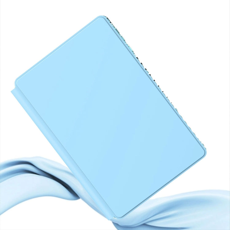 For Huawei MatePad T10 / T10S Clear 360 Rotation Stand Smart Leather Tablet Case(White) - Huawei by PMC TechLife | Online Shopping South Africa | PMC TechLife | Buy Now Pay Later Mobicred