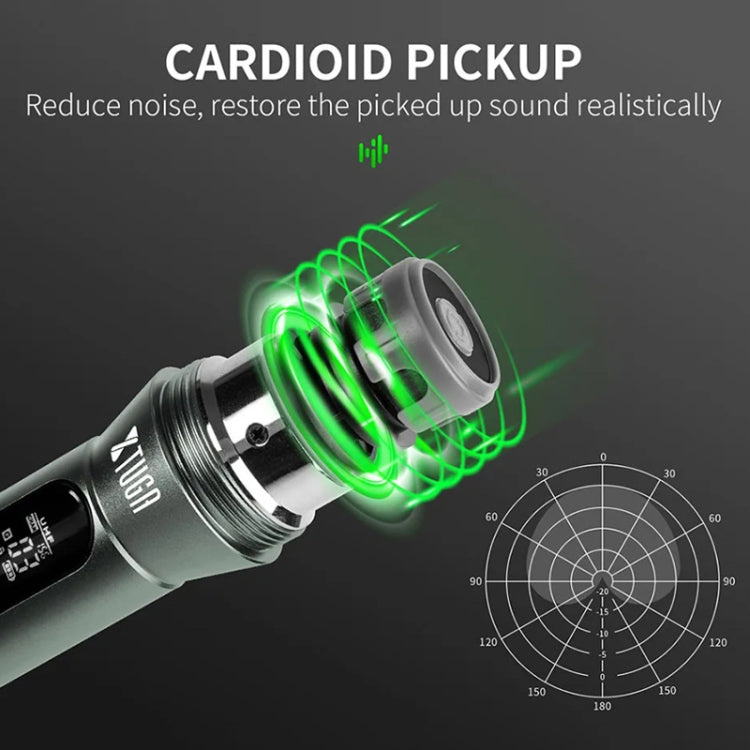 XTUGA U-F4600 Professional 4-Channel UHF Wireless Microphone System with 4 Handheld Microphone(US Plug) - Microphone by XTUGA | Online Shopping South Africa | PMC TechLife | Buy Now Pay Later Mobicred