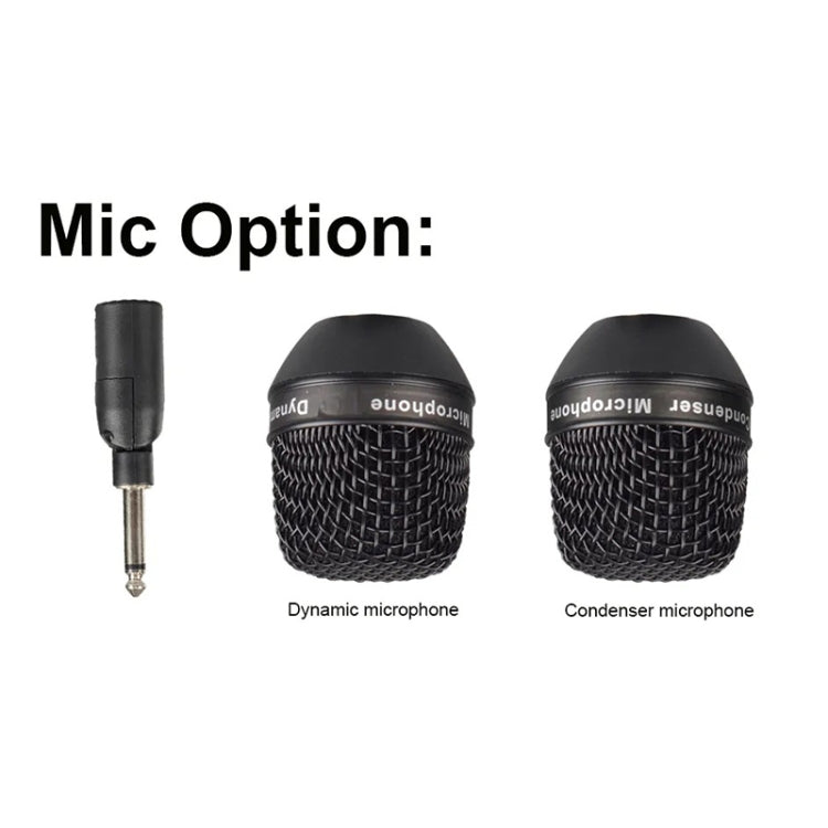 XTUGA U-95 Wireless XLR Transmitter and Receiver UHF Wireless Guitar Transmitter Receiver With Condenser Mic - Microphone by XTUGA | Online Shopping South Africa | PMC TechLife | Buy Now Pay Later Mobicred