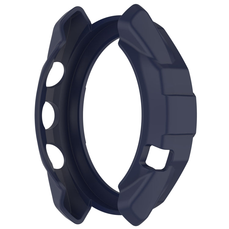 For Garmin Approach S70 47mm Armor Hollow Watch Protective Case(Midnight Blue) - Watch Cases by PMC TechLife | Online Shopping South Africa | PMC TechLife