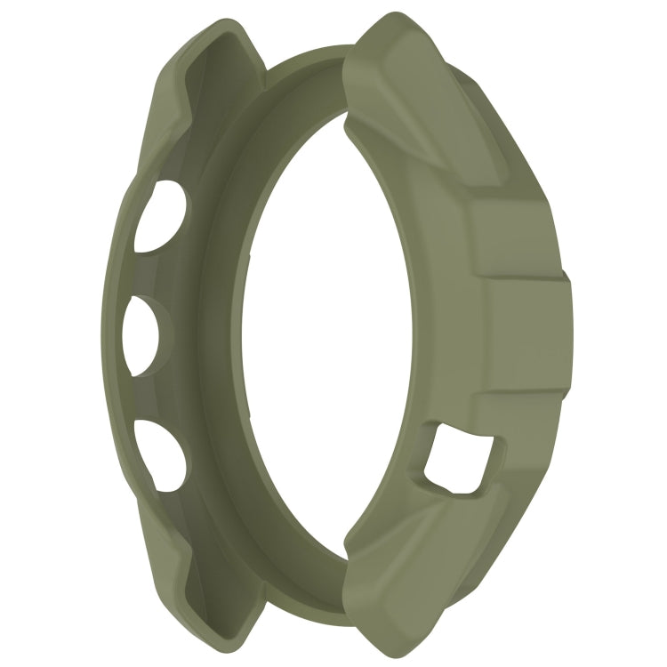 For Garmin Approach S70 42mm Armor Hollow Watch Protective Case(Green) - Watch Cases by PMC TechLife | Online Shopping South Africa | PMC TechLife