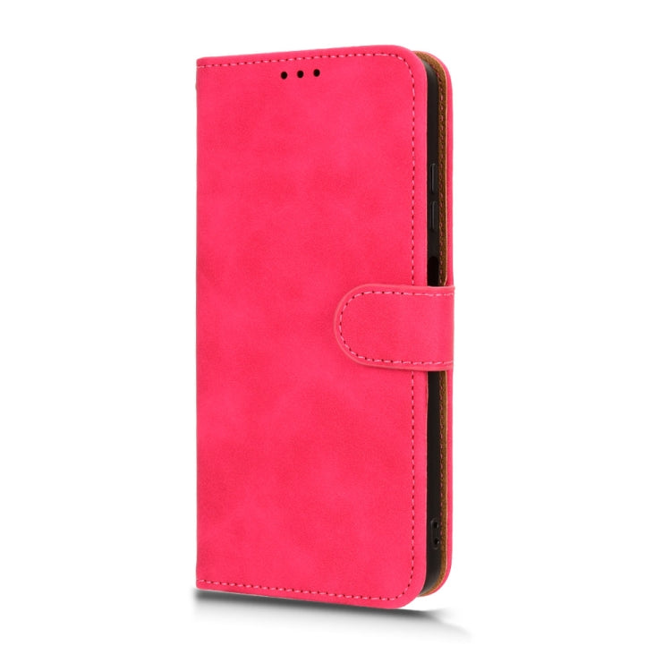 For Blackview OSCAL C70 Skin Feel Magnetic Flip Leather Phone Case(Rose Red) - More Brand by PMC TechLife | Online Shopping South Africa | PMC TechLife