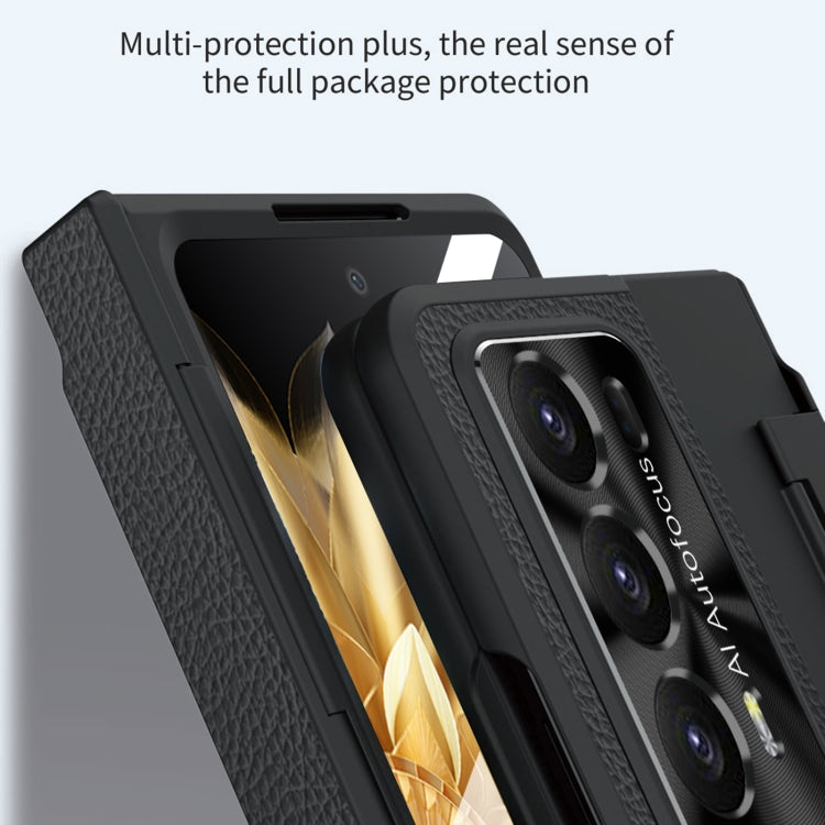 For Honor Magic V2 Shield Series Integrated Folding Phone Case(Gold) - Honor Cases by PMC TechLife | Online Shopping South Africa | PMC TechLife | Buy Now Pay Later Mobicred