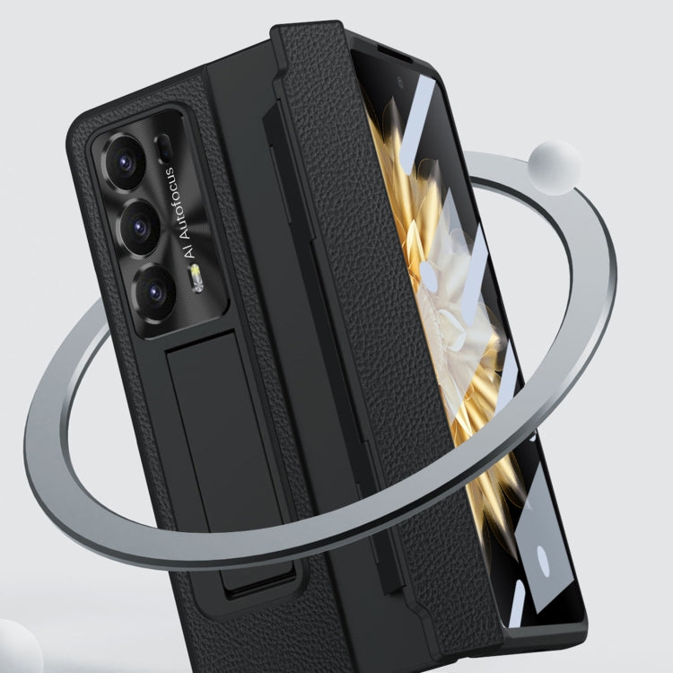 For Honor Magic V2 Shield Series Integrated Folding Phone Case(Gold) - Honor Cases by PMC TechLife | Online Shopping South Africa | PMC TechLife | Buy Now Pay Later Mobicred