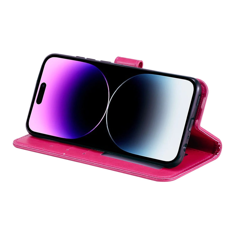 For iPhone 16 Plus Totem Flower Embossed Leather Phone Case(Red) - iPhone 16 Plus Cases by PMC TechLife | Online Shopping South Africa | PMC TechLife | Buy Now Pay Later Mobicred