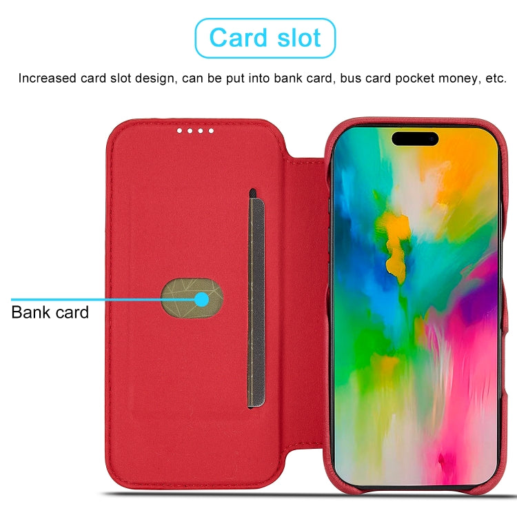 For iPhone 16 Pro Max LC.IMEEKE Hon Ancient Series Flip Leather Phone Case(Red) - free shipping - PMC Jewellery - Order now!