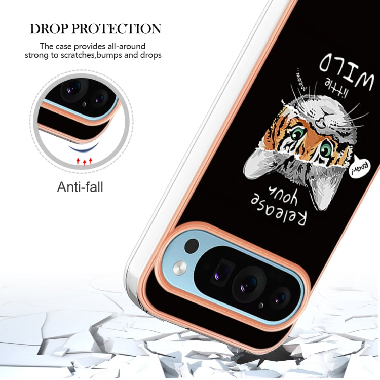 For Google Pixel 9 Pro XL Electroplating Dual-side IMD Phone Case(Natural Growth) - Google Cases by PMC TechLife | Online Shopping South Africa | PMC TechLife | Buy Now Pay Later Mobicred