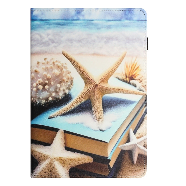 For iPad Pro 11 2024 Sewing Litchi Texture Smart Leather Tablet Case(Starfish) - iPad Pro 11 2024 Cases by PMC TechLife | Online Shopping South Africa | PMC TechLife | Buy Now Pay Later Mobicred
