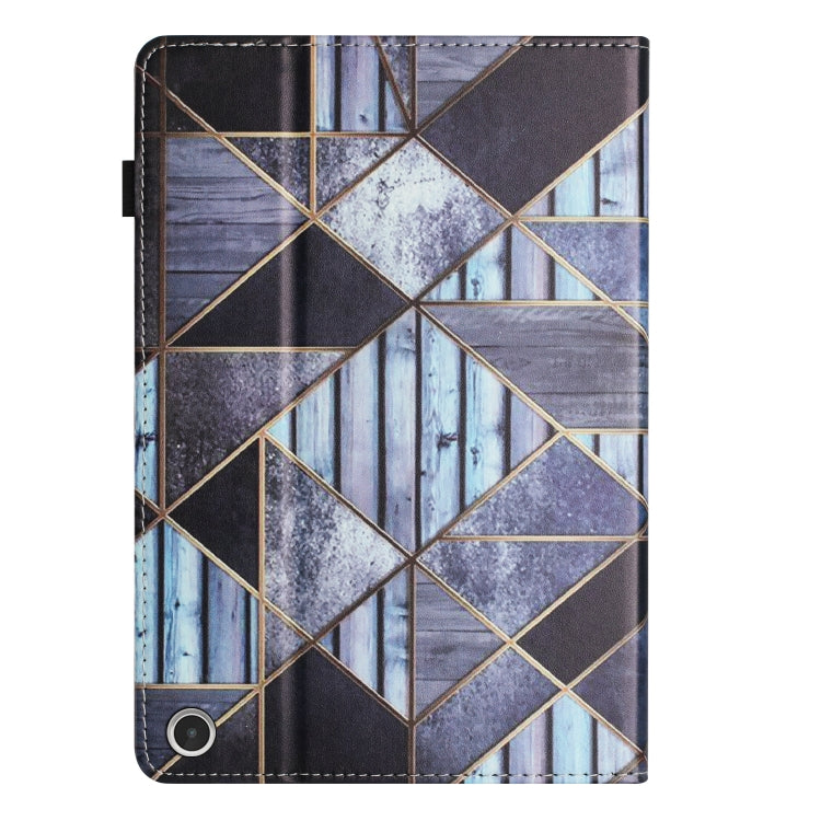 For Amazon Kindle Fire Max 11 2023 Sewing Litchi Texture Smart Leather Tablet Case(Marble) - Amazon by PMC TechLife | Online Shopping South Africa | PMC TechLife | Buy Now Pay Later Mobicred